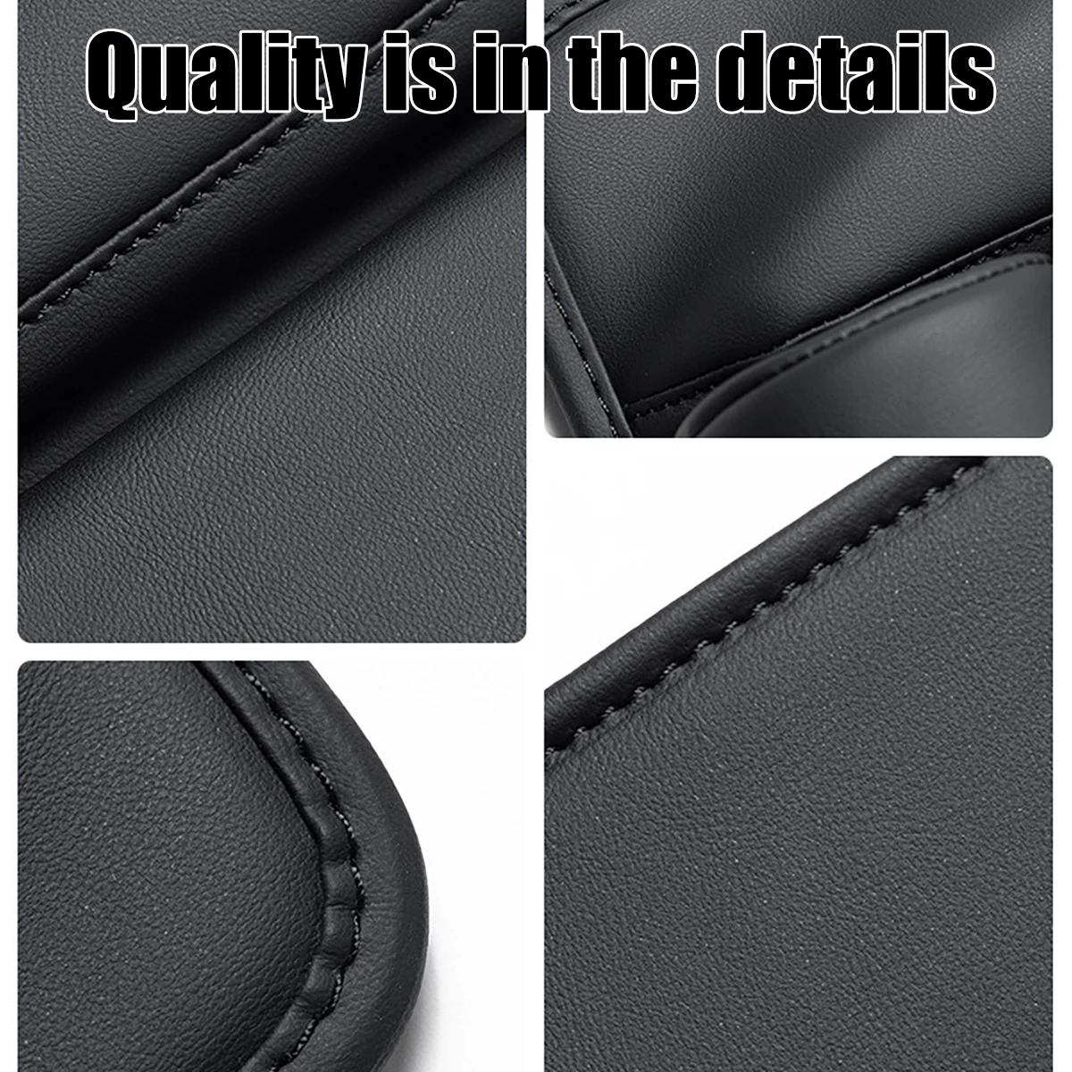 Universal Car Seat Gap Organizer Storage Box Multifunction Leather Crevice Side Storage Pocket Wallet Keys Card with Cup Holder view 5