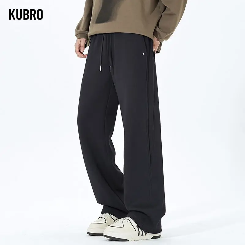 

Молодежные повседневные мешковатые мужские брюки, осенне-зимние прямые брюки West, удобные драпированные японские повседневные брюки в стиле ретро, новинка