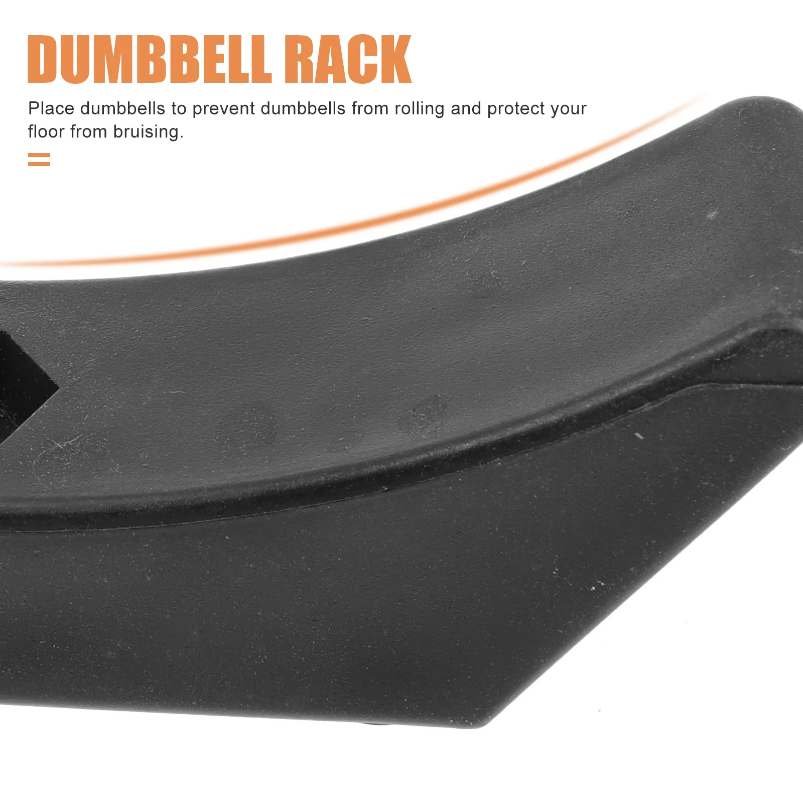 

4pcs Rack Plastic Stand Wear-Resistant Dumbbell Holder For Home Gym Fitness Supply Storage Stand Dumbbell Display Rack