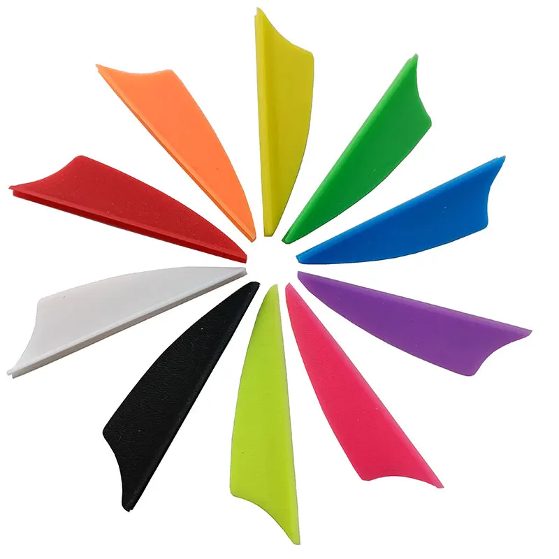 

36pcs 1.75 Inches Shield Plastic Arrow Vanes Feahter for Carbon Fiberglass Shaft Compound Recurve Bow Hunting Shooting