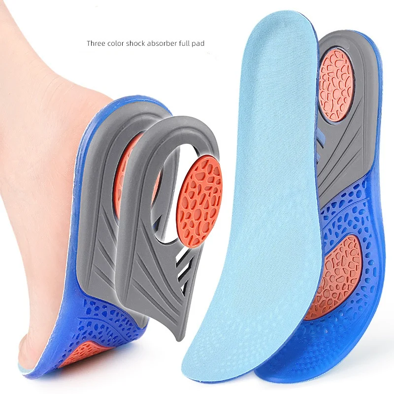 

Shock-absorbing Insoles For Shoes Men Women Running Basketball Sports Insoles Breathable Sweat Shoes Pad Inserts