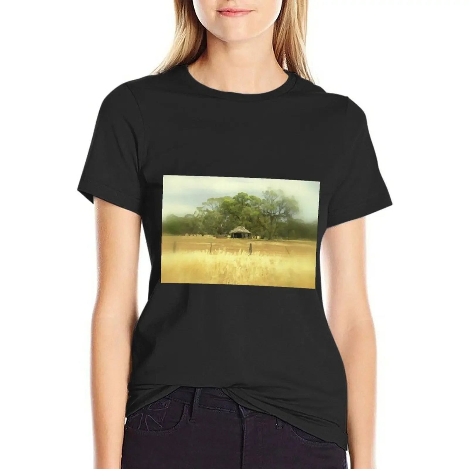 

Thatched roof Barn T-Shirt sublime plus size tops cute tops clothes for woman