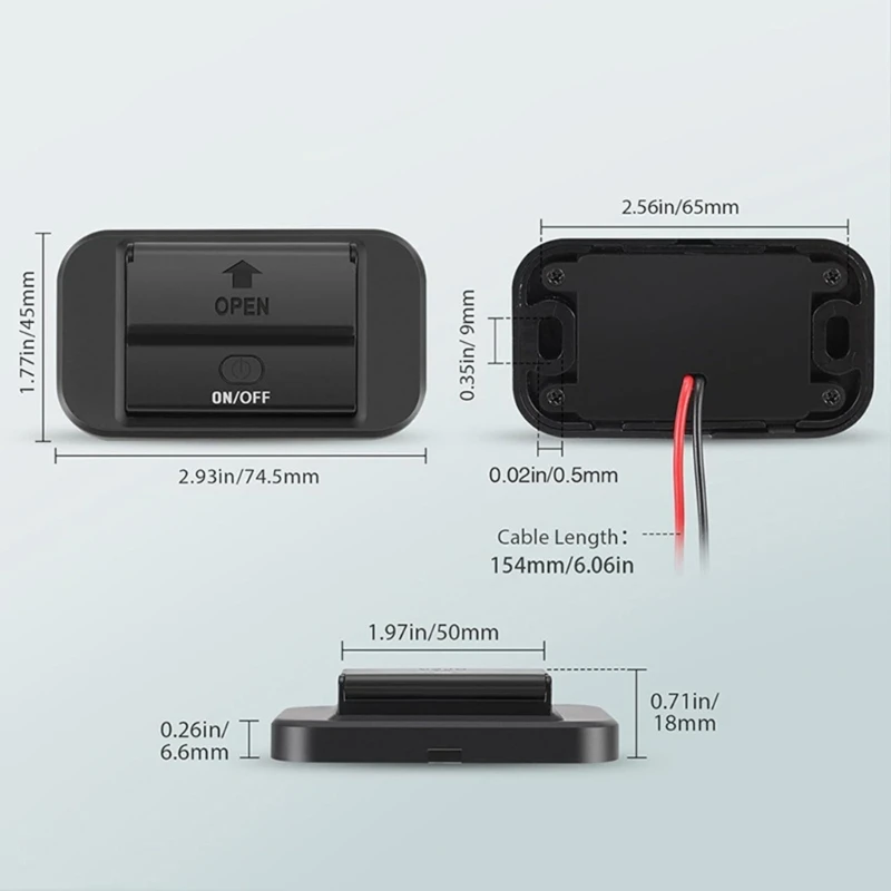 더블 QC3.0 USB 및 PD3.0 유형 C 트럭 충전기, 방수 빠른 충전 소켓 드롭 배송