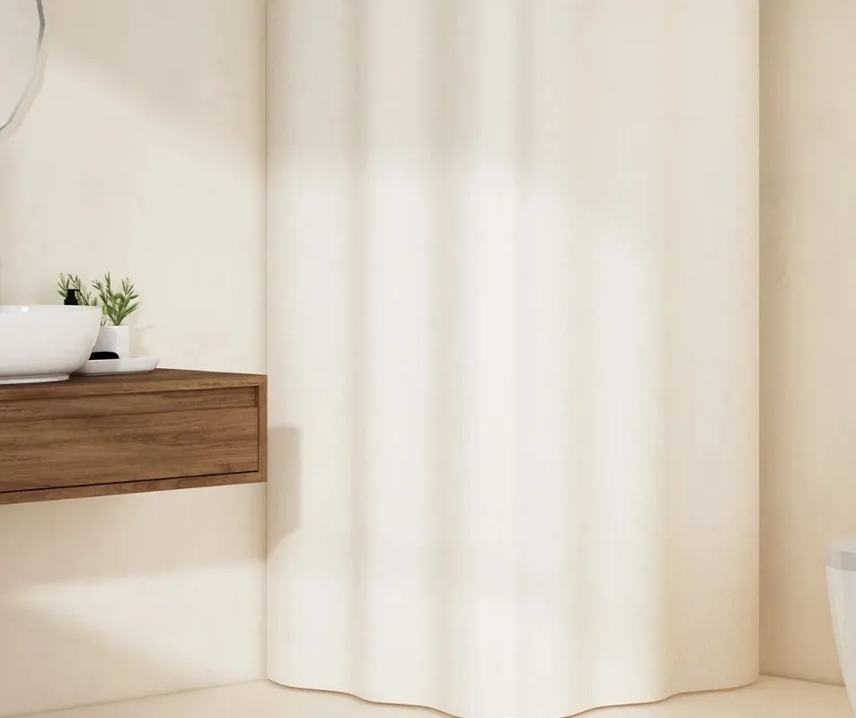 No Punching Folding Rod Shower Curtain Bathroom Invisible Partition Curtain Bathroom Waterproof and Mildew-proof Drying Rack