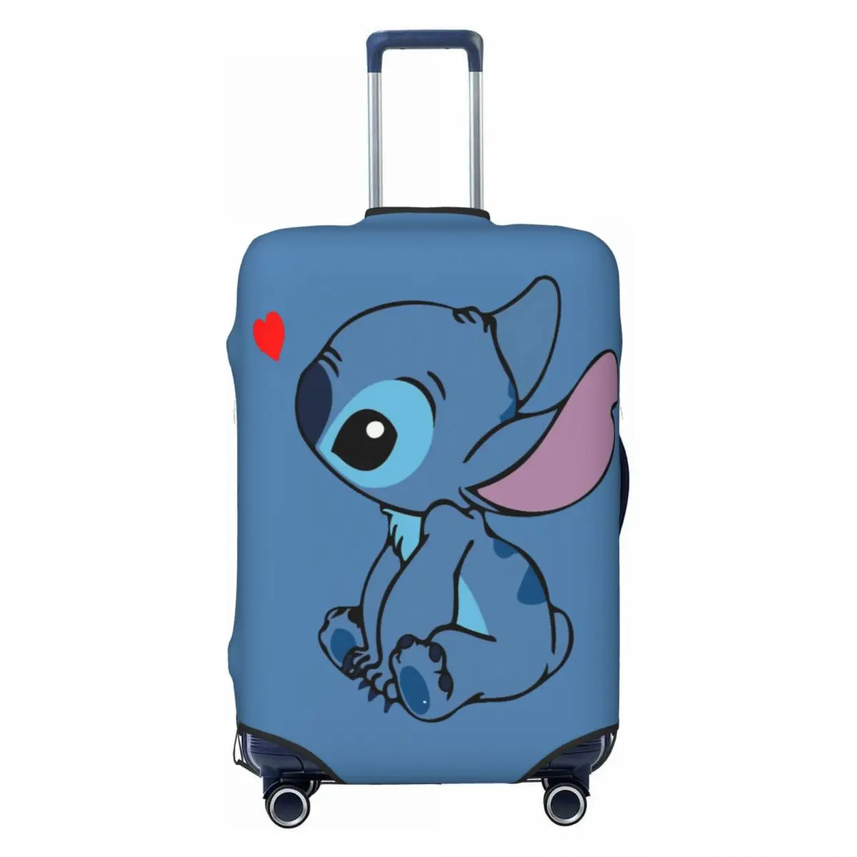 

Little Monster Stitch Suitcase Cover Washable Kawaii Luggage Protective Covers for 18-32 inch