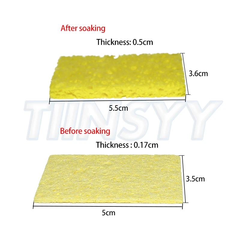 Soldering Iron Cleaning Sponge For Enduring Solder Welding Station Electric Soldering Iron Tip Repair Tools Sponge