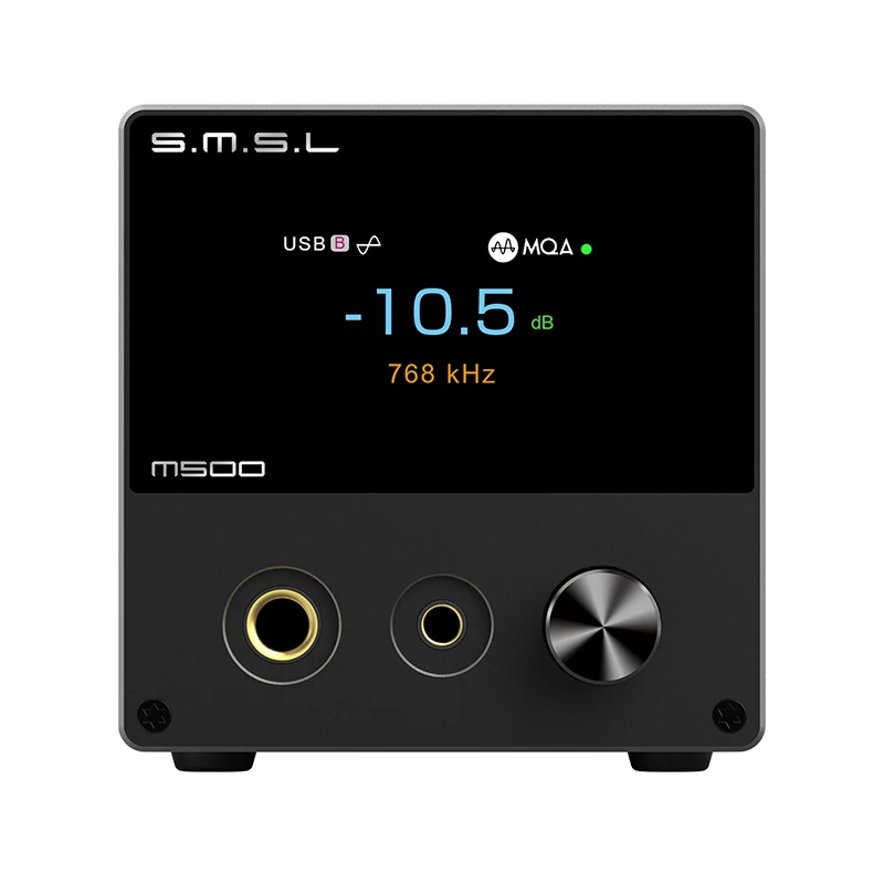 SMSL M500 MKIII Bluetooth Audio DAC ES9038PRO MQA-CD DSD512 32bit 768kHz Headphone Amplifier OPA1612A  XMOS XU316 MQA decoder