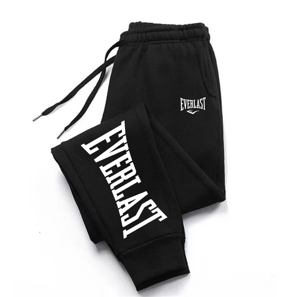 New Autumn/Winter Men's and Women's Sports Pants with Fashionable Letter Prints Casual and Stylish Athletic Trousers for Adults.