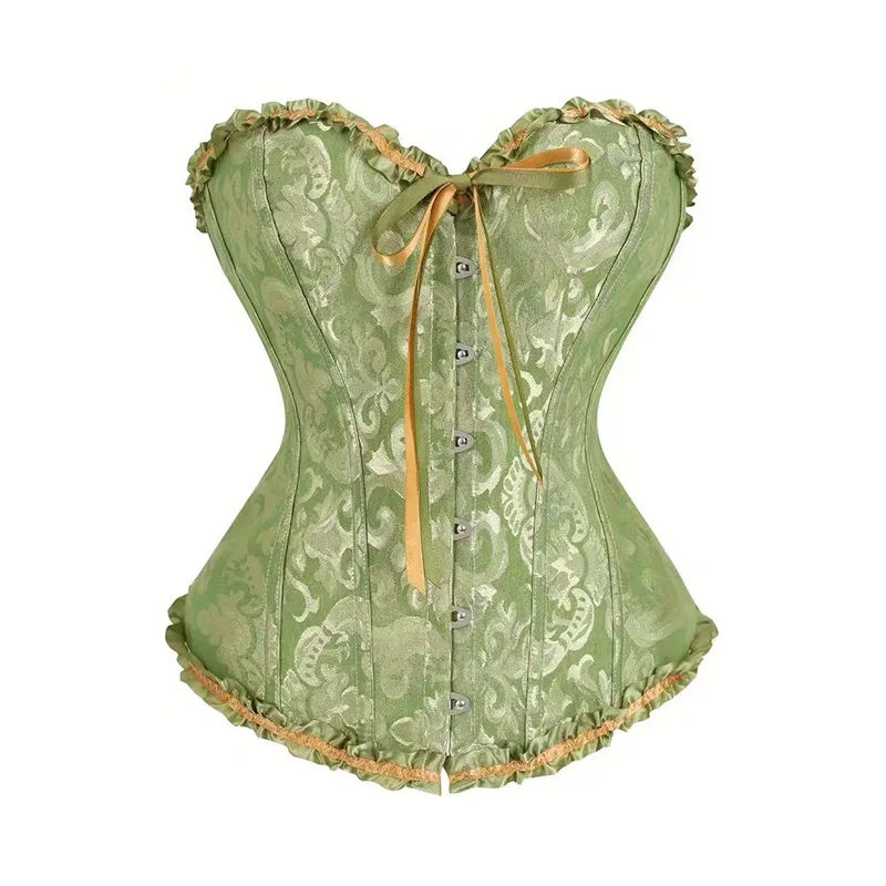 Palace Style Retro Jacquard Waistband Shapewear for Women, Abdominal Support Corset, Spicy Girl Shapewear Waistband Vest