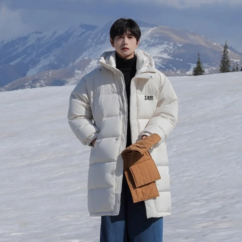 

2XL можно носить с хлопковой курткой средней длины весом 180 фунтов, мужское толстое пальто с капюшоном, хлопковая куртка для мужчин.