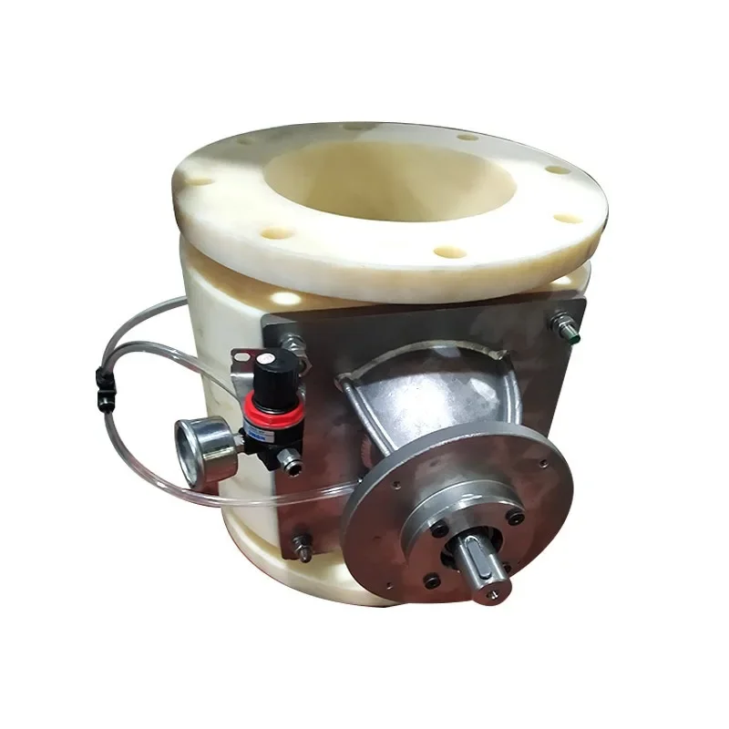 Supply ceramic nylon discharge rotary valve impeller feeder, high temperature resistant ash discharge valve
