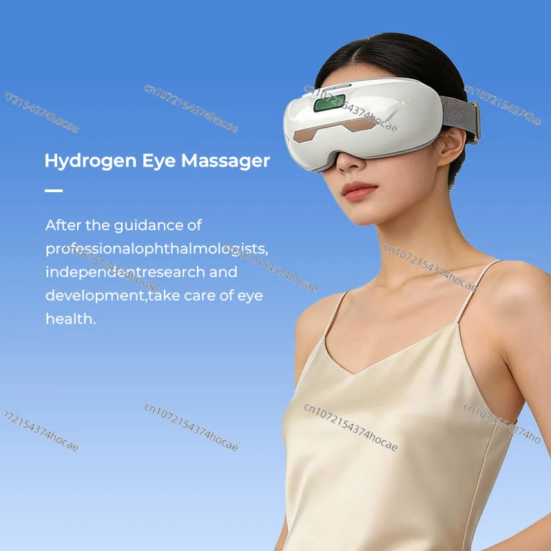 High tech portable hydrogen therapy eye care high-frequency H2 hydrogen eye massager compression