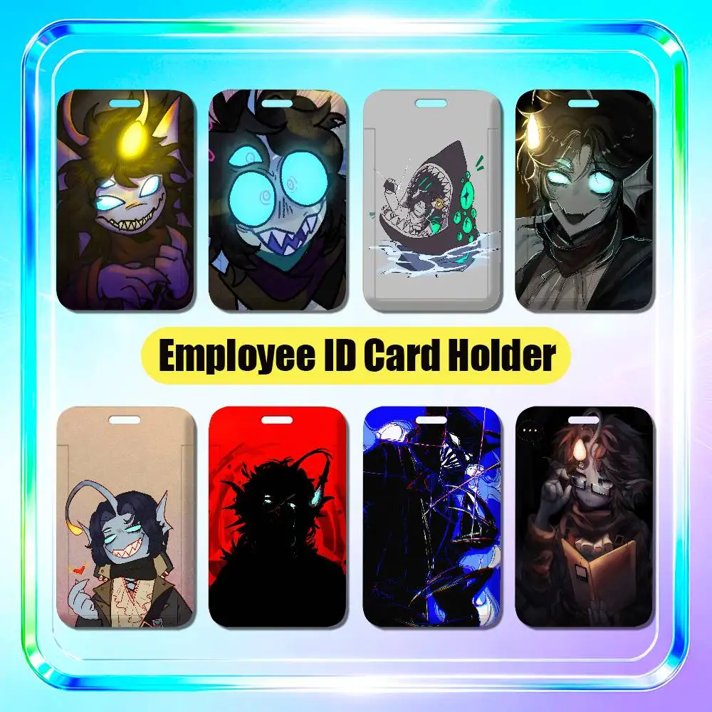 For Sebastian Solace Pressure Employee ID Card Holder Office Badge Work Student Bank Credit Hard Holders Case Shell