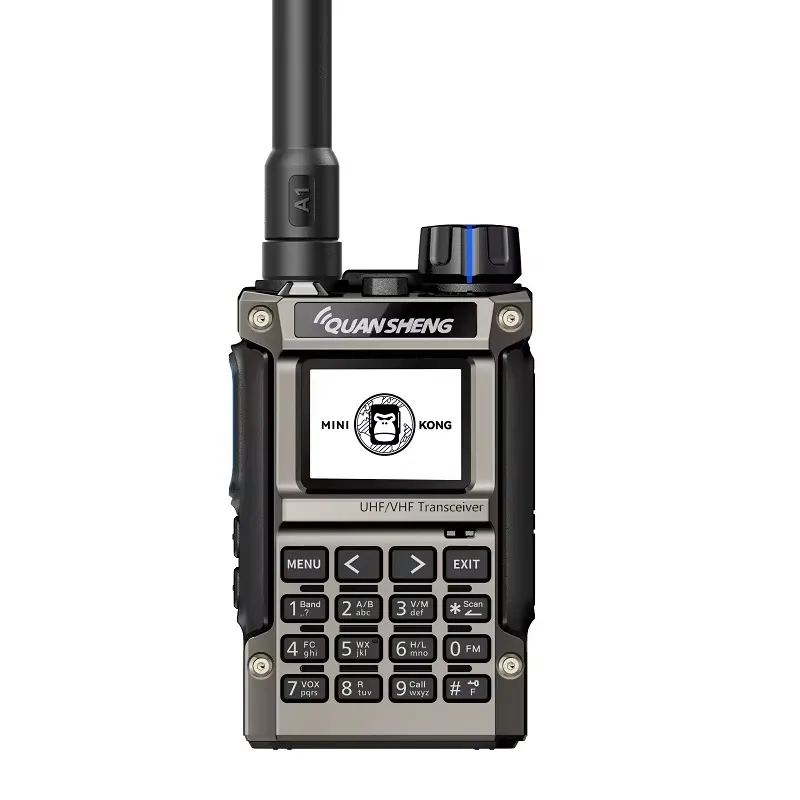 UV-K1 (8) 5w high power walkie-talkie UV-K18 multi-band radio Aviation NOAA weather receiver Portable two-way radio