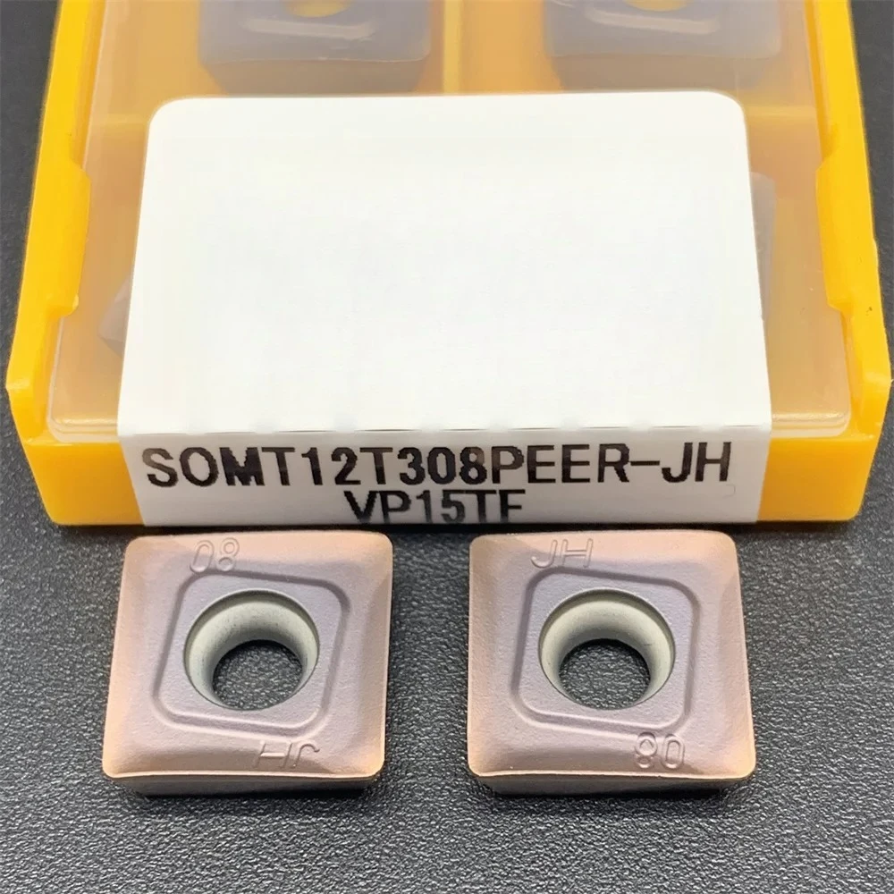 High Quality 10pcs SOMT12T308PEER-JH UE6020 Carbide Insert for CNC Lathe Indexable
