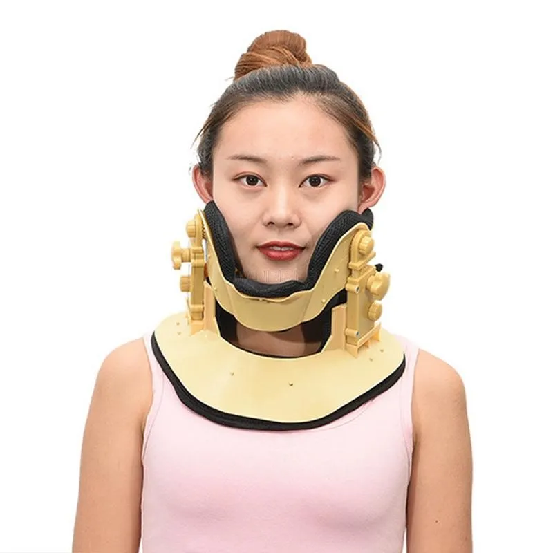 Lifting neck brace cervical spine lifting fixator adjustment height stretching lifting neck brace collar neck fixation collar