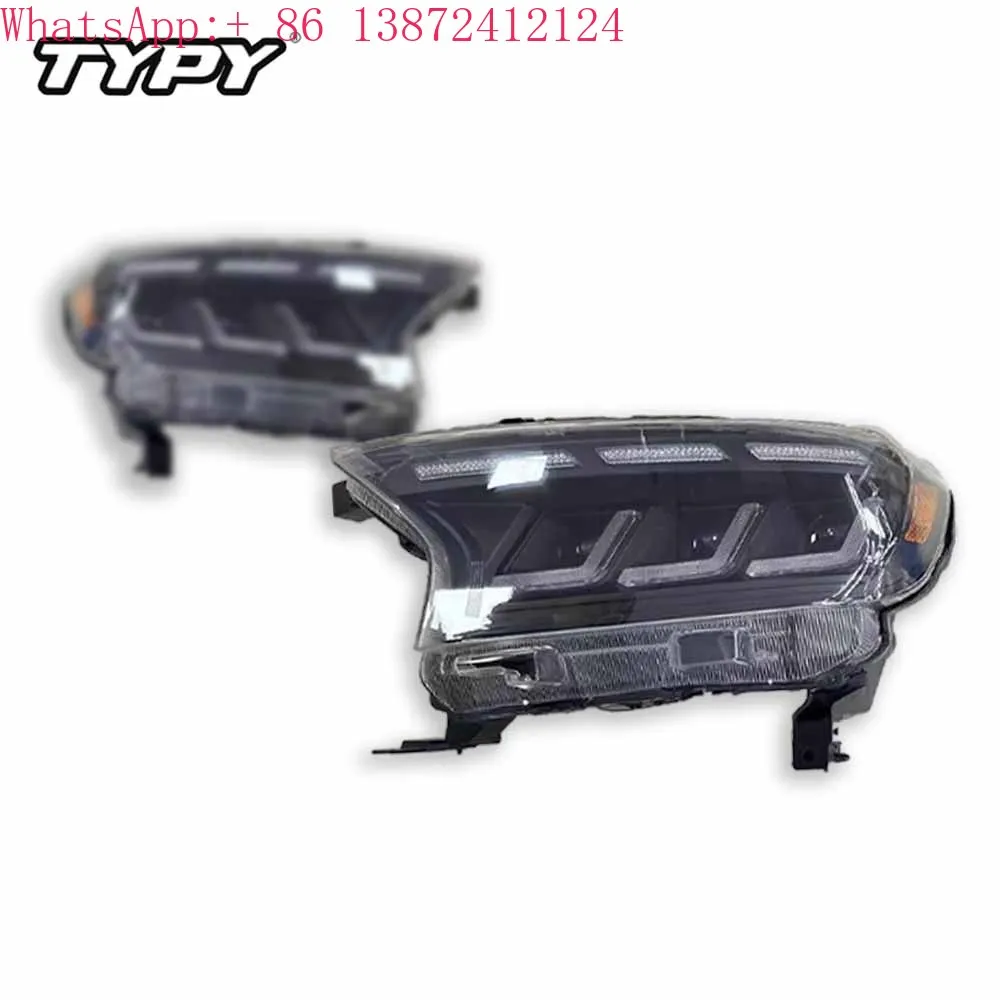 

CarTYPY Lights for Ford Ranger T7/T8 2015-2021 Headlight LED Projetor Head Lamp Daytime Running Light Automotive Accessories