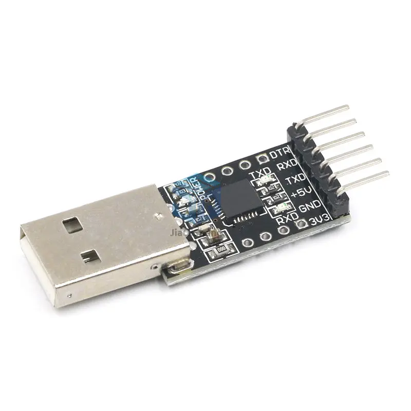 CP2102 usb 2.0にttl uartモジュール6Pinシリアルコンバータstc FT232交換アダプタモジュール3.3v/5v電源