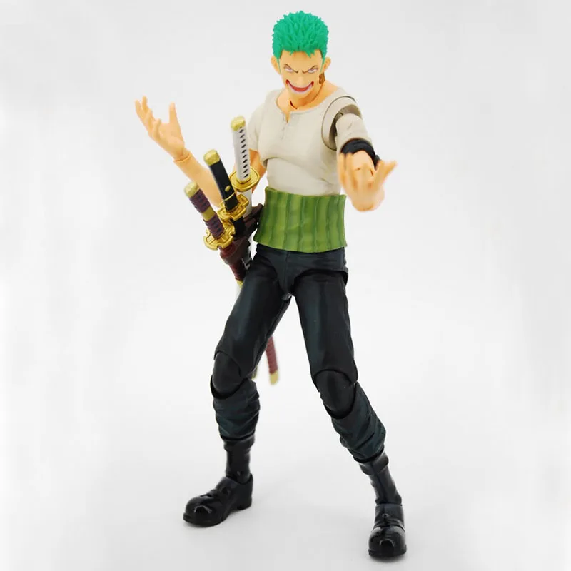 In Stock  Anime One Piece Roronoa Zoro Past Blue Variable Boxed 18cm PVC Action Figure Collection Model Doll Toys Gift