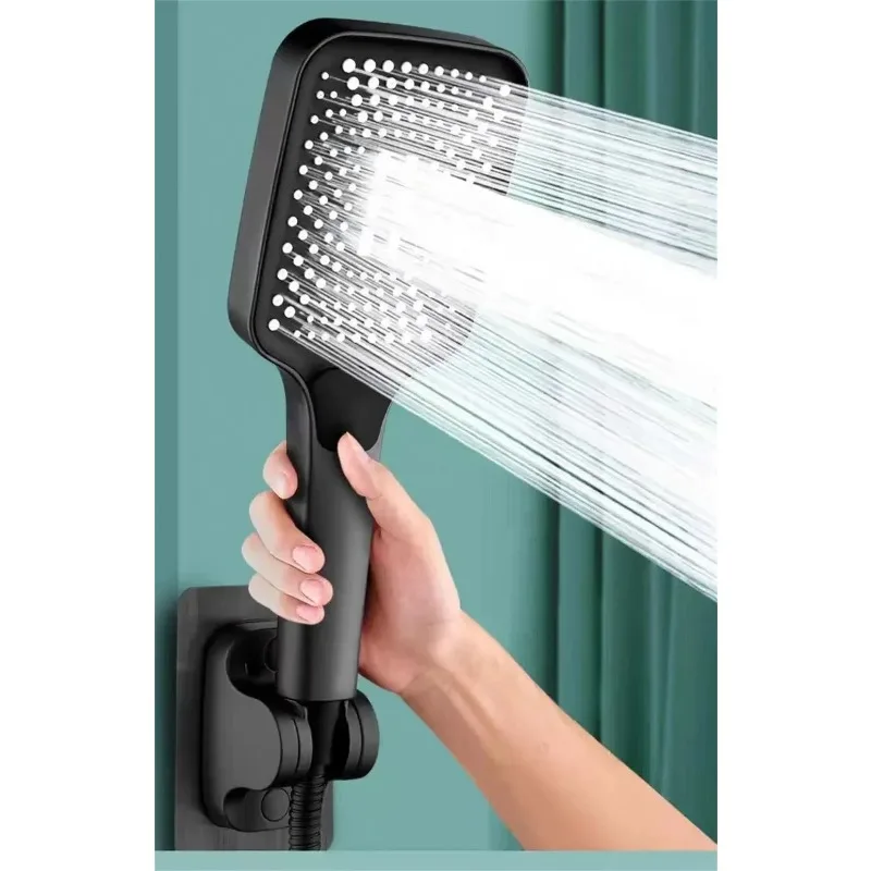 

Adjustable Shower Head 3 Mode Rainfall Shower Large Flow Showerhead High Pressure Water Saving Shower Mixer Bathroom Accessories