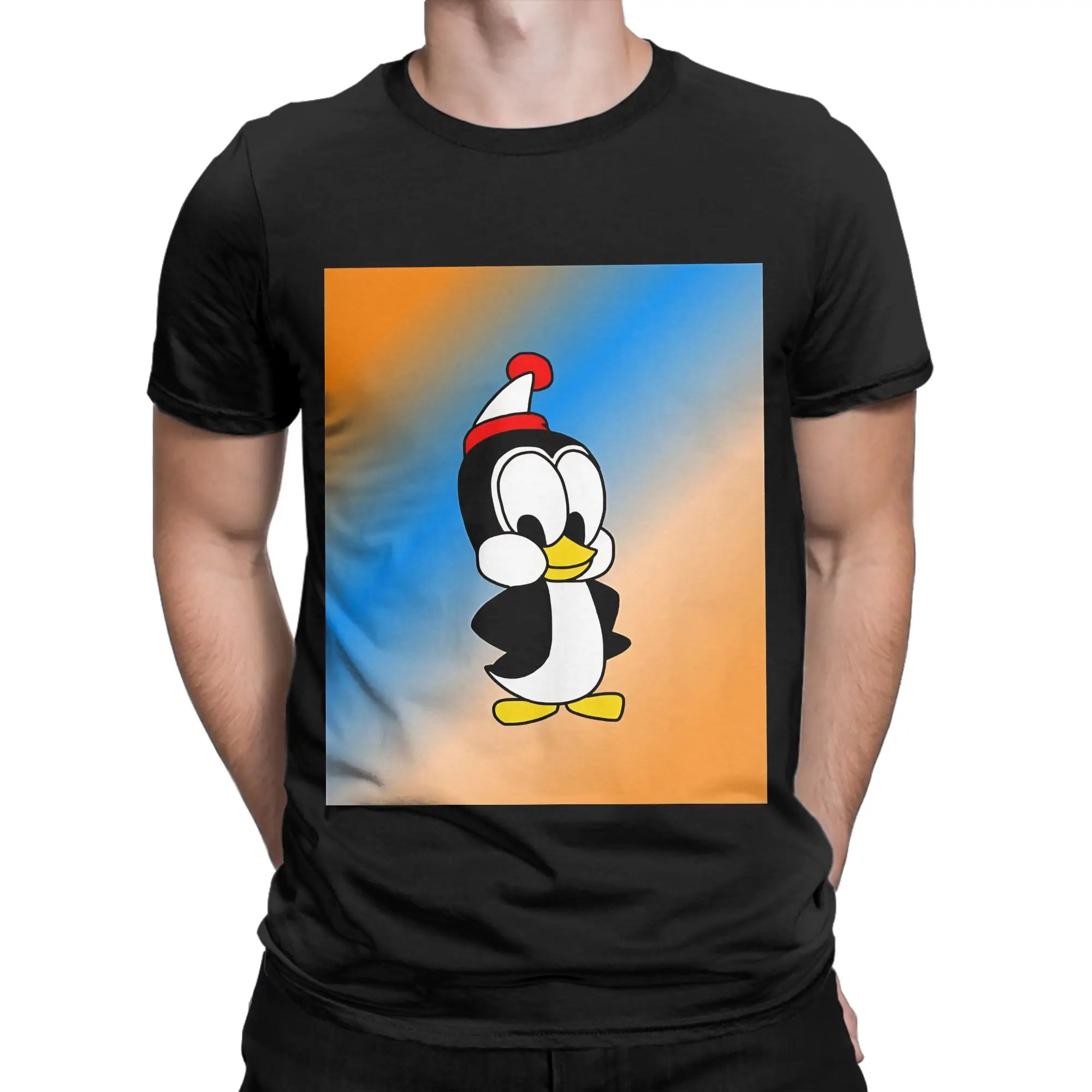 The Chilly Classic Shirt Graphic 100% Cotton T-Shirt Chilly Willy Tops Tees For Men