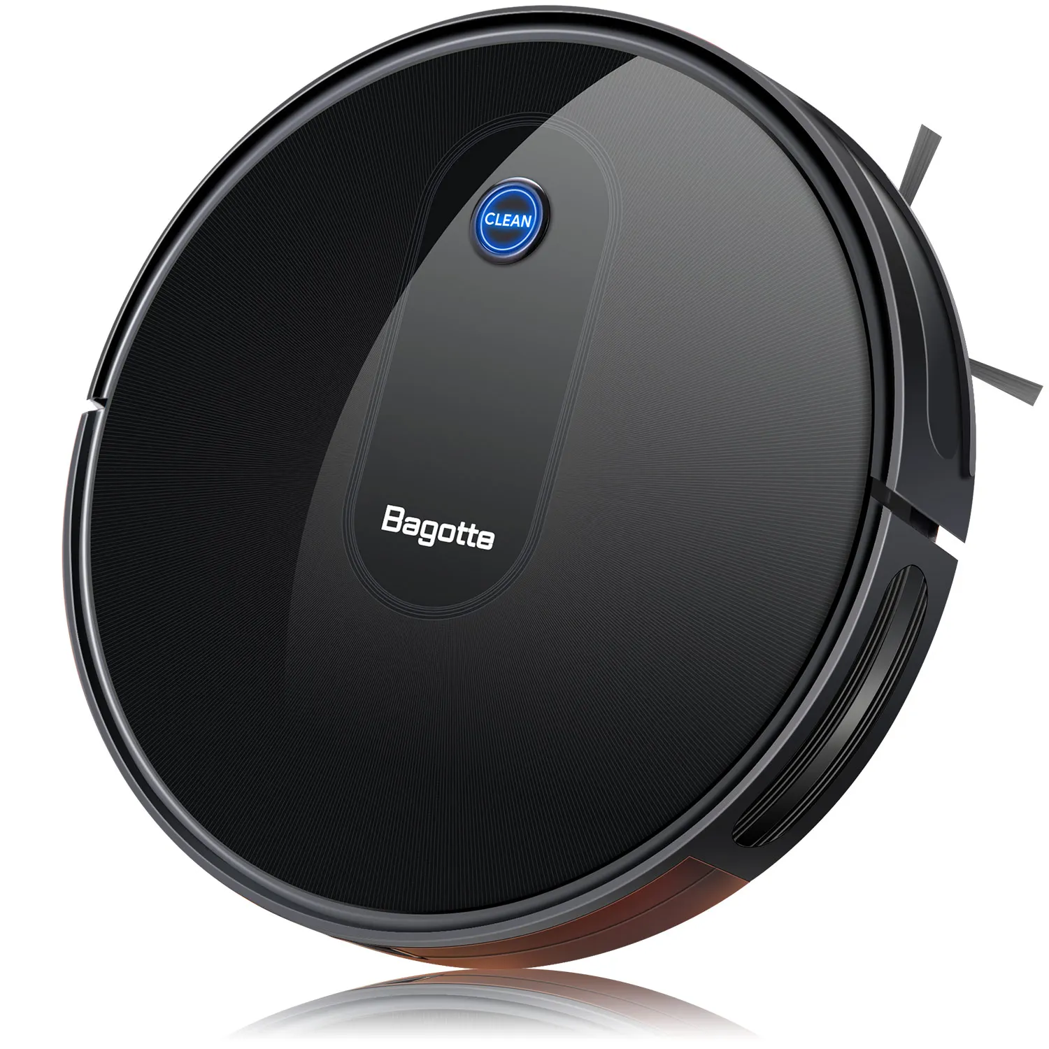 Bagotte BG600 Pure Autonomous Wireless House Carpet Home Smart Life Automatic Duct Mopping Floor Vacuum Cleaning Robot