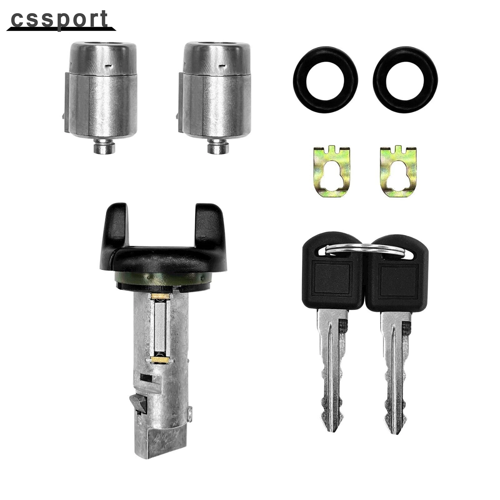 

Car Ignition Switch & Door Lock Cylinders with Keys for Chevy GMC C/K Suburban