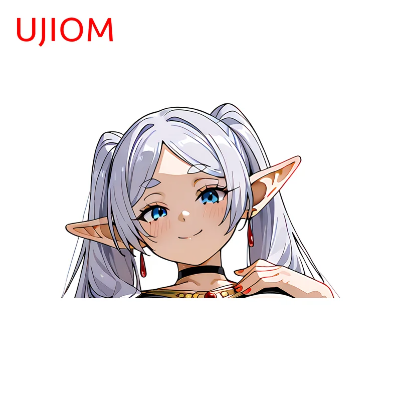 UJIOM Frieren No Correction Wall Sticker Without Censorship Trendy Amusing Personality Decal Amusing Game Room Decoration