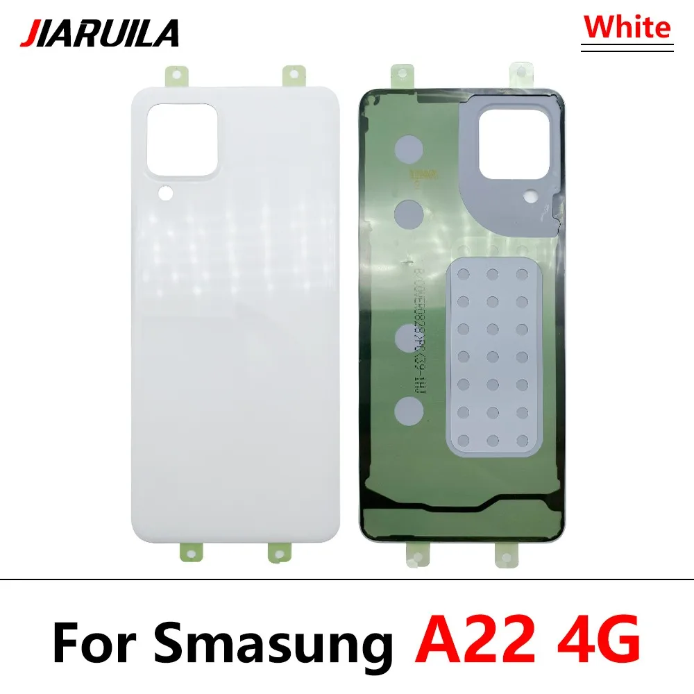 Back Battery Cover Housing Phone Housing Case Replacement With Adhesive With Camera Lens For Samsung A22 4G A225F / A22 5G A226B