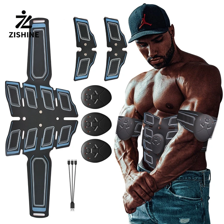 

EMS-Muscle Stimulator Massage ABS Abdominal Trainer Belt Slimming Massager Unisex Body Belly Weight Loss Body Shaping Fitness