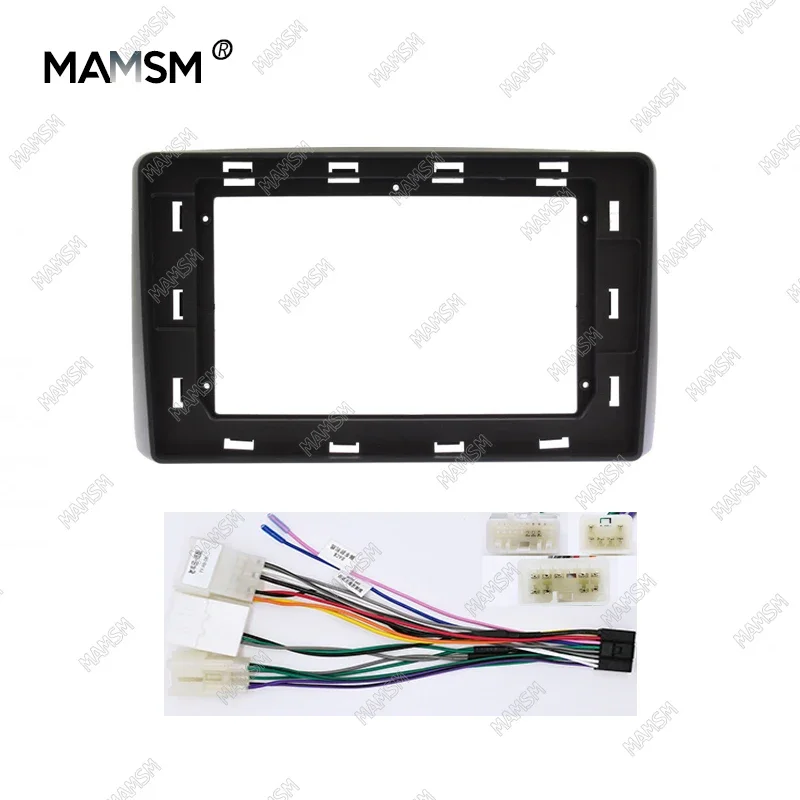 MAMSM 10‘’ For Toyota Noah 70 Esquire Voxy 2007-2013 Car Frame Fascia Adapter Android Radio Dash Fitting Panel Cable Harness
