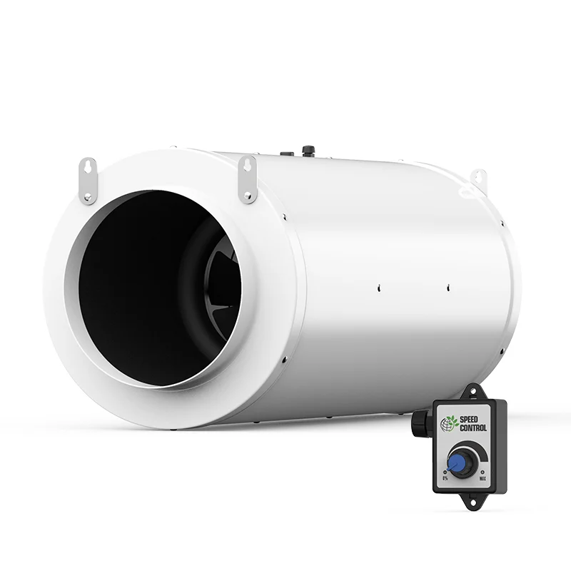 Sensdar 8 Inch Silent EC Motor Grow Ventilation Inline Duct Fan