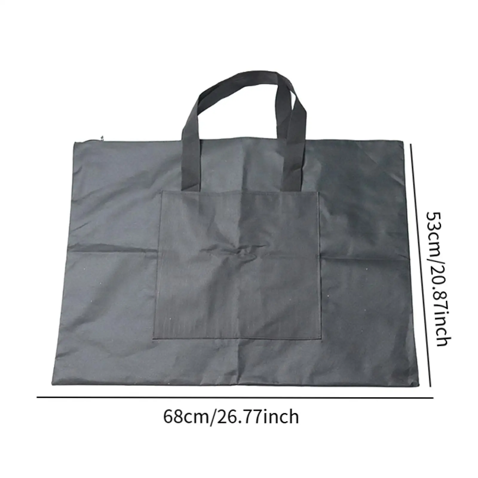 Art Portfolio Bag Sketch Bag Bulletin Board Holder Zippered Poster Storage Bag Draw Board Bag for Posters Organization Paints