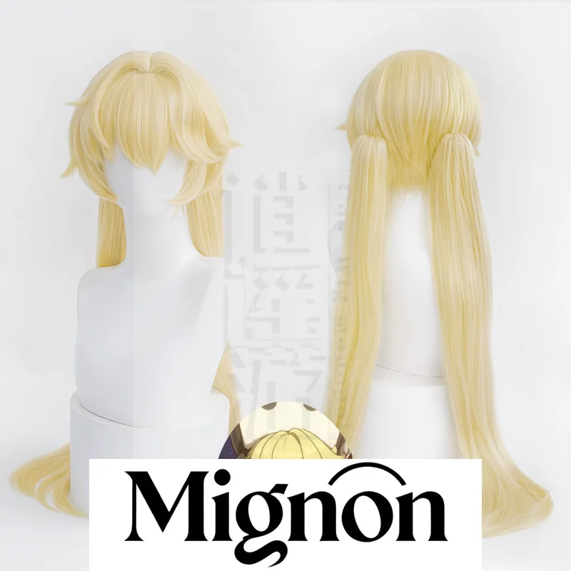 Honkai: Star Rail Hook Cosplay Wig Simulation Scalp Top Tiger Clip Twin Tails Halloween Gift