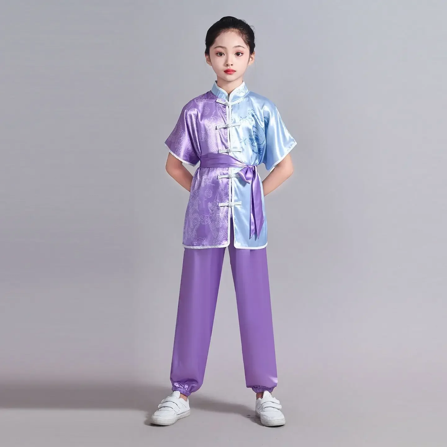 children's chinese martial arts uniforms practice performance costumesmartial arts tai chi competition training costume set