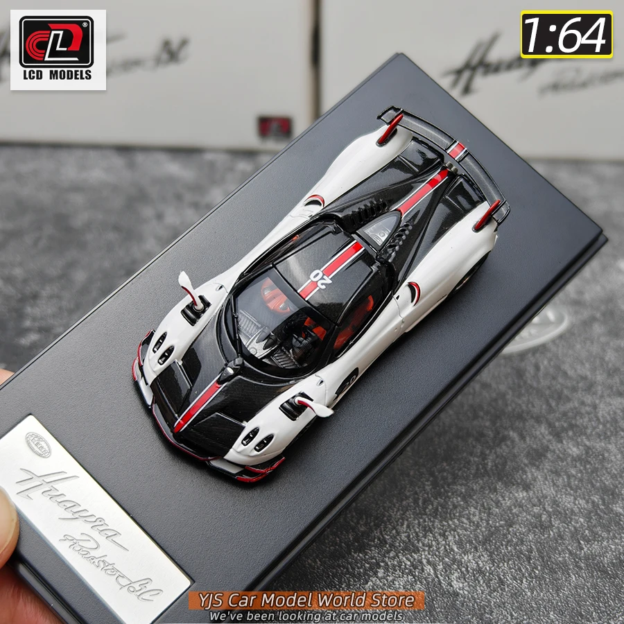 LCD CLD diecast model 1:64 Huayra BC sports car metal material car model static ornament collection