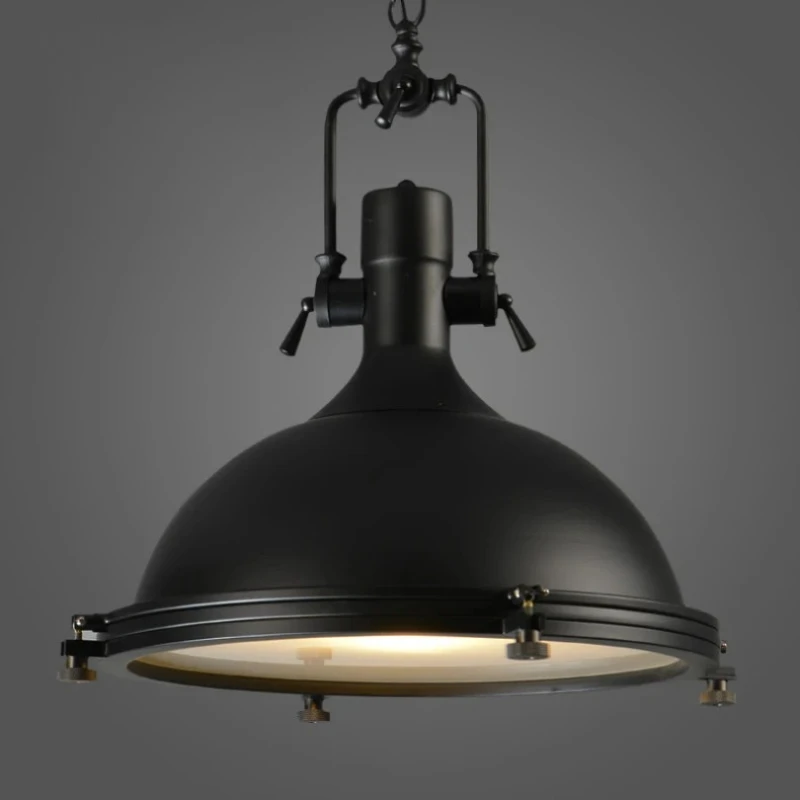 2026 Industrial Vintage D43CM  Loft Pendant Lights Wrought Iron Retro Edison Hanging Lamp Bar Living Kitchen Dining Room Lamps