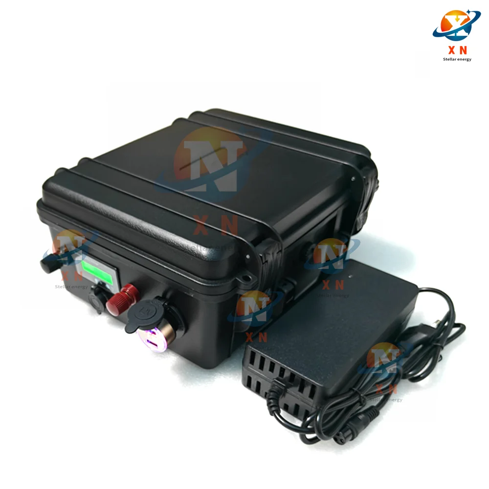 24V 50Ah 60Ah 80Ah 100Ah 120Ah 150Ah Lifepo4 battery for trolling motor boat back up power+10A Charger