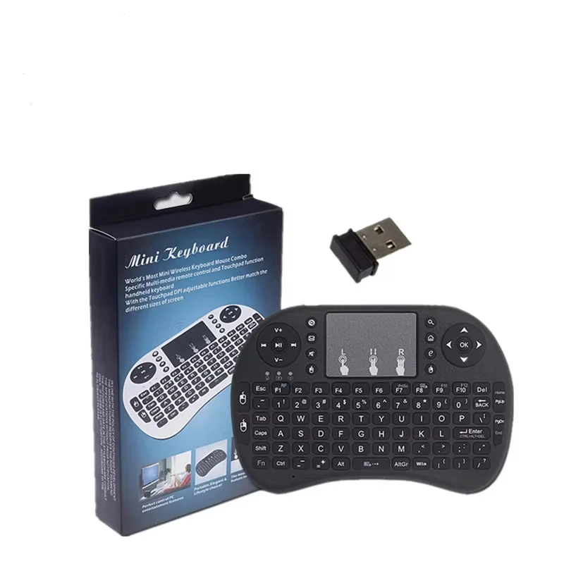 متوافق مع لوحة المفاتيح اللاسلكية Raspberry Pi الصغيرة 2.4G لوحة المفاتيح اللاسلكية الصغيرة غير لوحة المفاتيح بلوتوث سهلة PPT #3