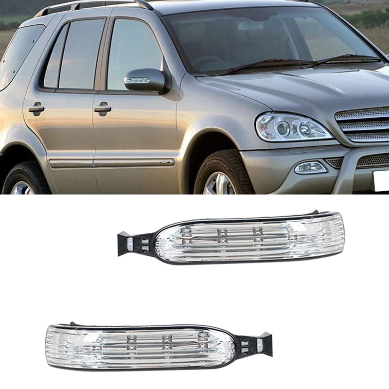Kierunkowskaz w lusterku wstecznym dla Mercedes Benz W163 ML270 ML230 ML350 ML430 2003-2005 migające światło szerokość akcesoria oświetleniowe