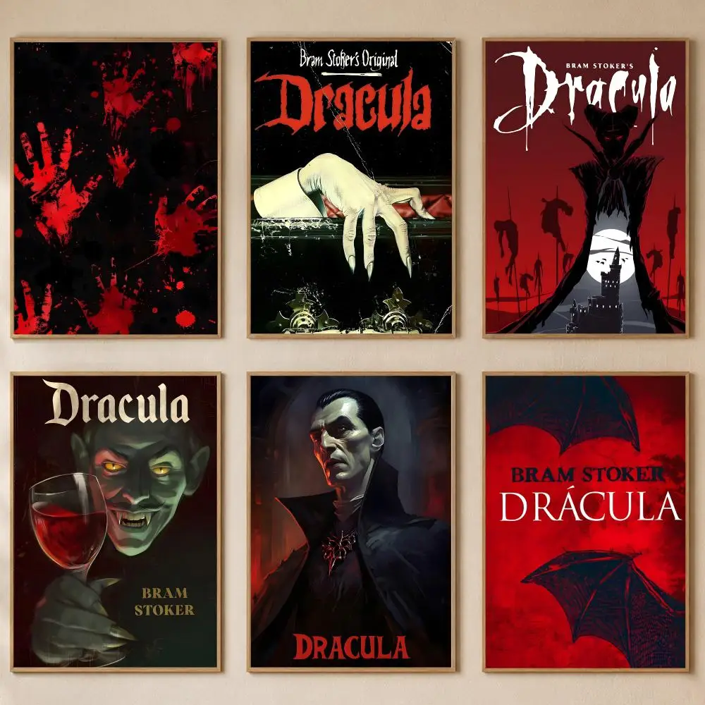 Gothic Art Vampire Hand Poster PP Self-Adhesive Bedroom Gaming Cafe/Bar Vintage Aesthetic Decor Ideal Gift