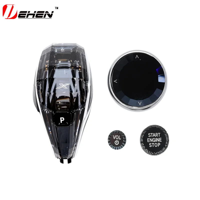 

4pc Crystal Gear Shift Knob Handle for 1 2 3 4 8 Series X3 X5 X6 X7 G20 G29 G06 G07 G05 F40 G01 G02 G15 G26Car Accessories