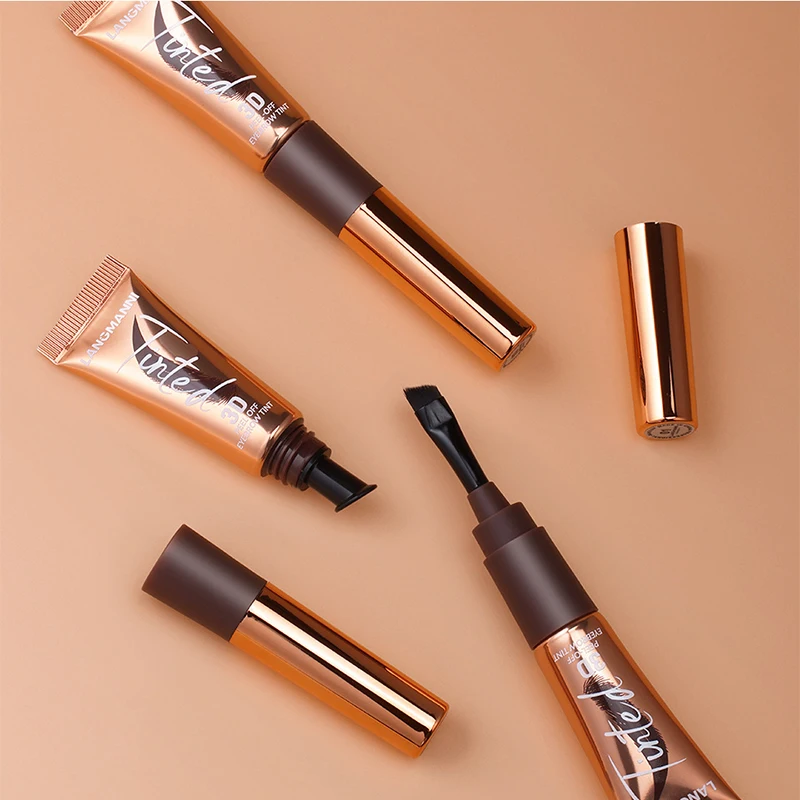 Lápiz de cejas desgarro, crema de Gel de tatuaje de cejas duradera semipermanente, resistente al agua, lápiz de cejas que se decolora, maquillaje coreano