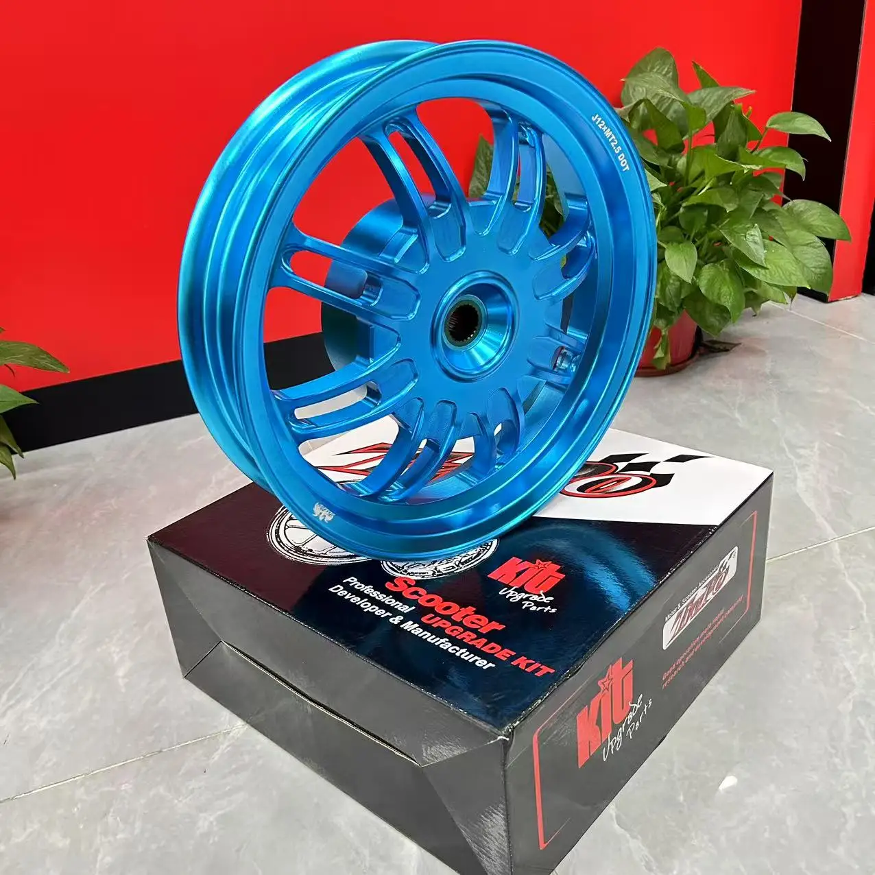 

TWPO 12-Inch New Modified Cast Aluminum Alloy Wheel CNC Moto Wheels for Gioron 125cc