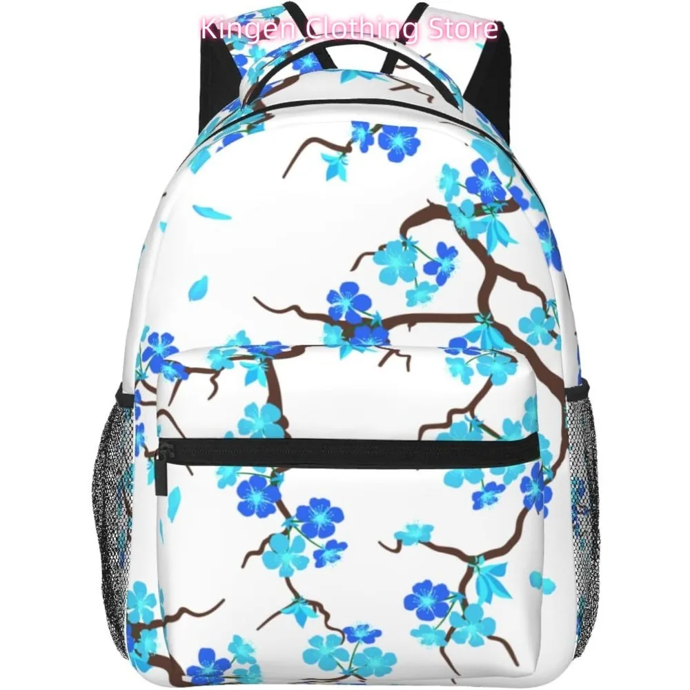 

laptop bag back to school Blue Cherry Lightweight Laptop Backpack Lightweight Multipurpose Travel Casual Daypack Unisex College