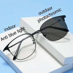 Anti Blue Light Photochromic Women Glasses Men Driving Sunglasses Anti Radiation Lens Computer Eyeglasses Gaming Eyewear UV400