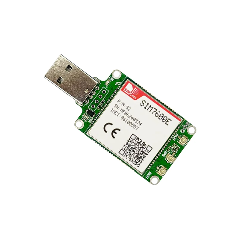 Original SIM7600E USB Dongle Modem with Antenna SIMCOM 4G LTE Cat1 Module Support GNSS Modem for Europe/Middle East/Africa