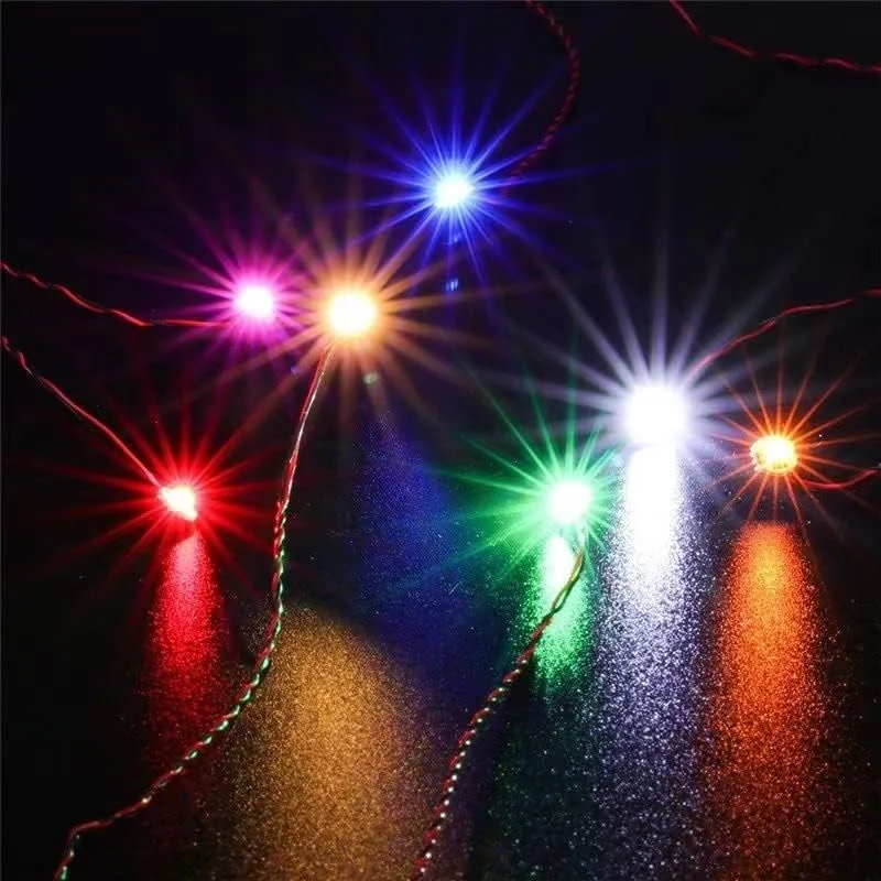 10 SZTUK Kolorowego Zestawu Oświetlenia LED, DIY oświetlenie klocków konstrukcyjnych, kompatybilny z modelami klocków Lego, podświetl swój model