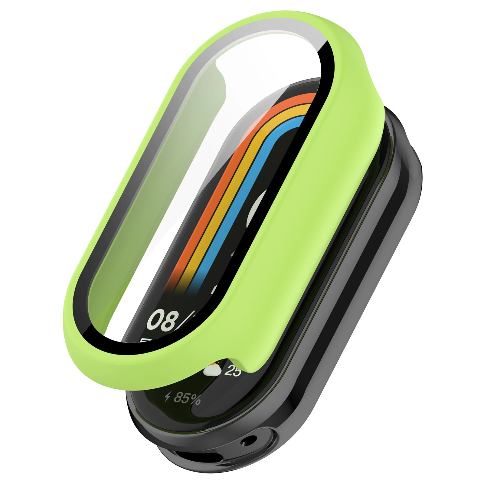 Soft HD Tempered Glass+PC Case For Xiaomi Band 10 9 8 NFC Upgraded Bumper All-around Screen Protective Shell Mi Band 10 9 Cover