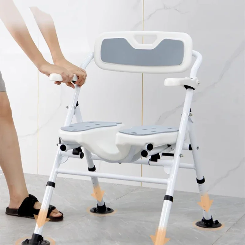 

Elderly Shower Bathroom Chairs Footrest Ergonomic Shower Designer Bathroom Chairs Plastic Invalid Taburete Plegable Furniture